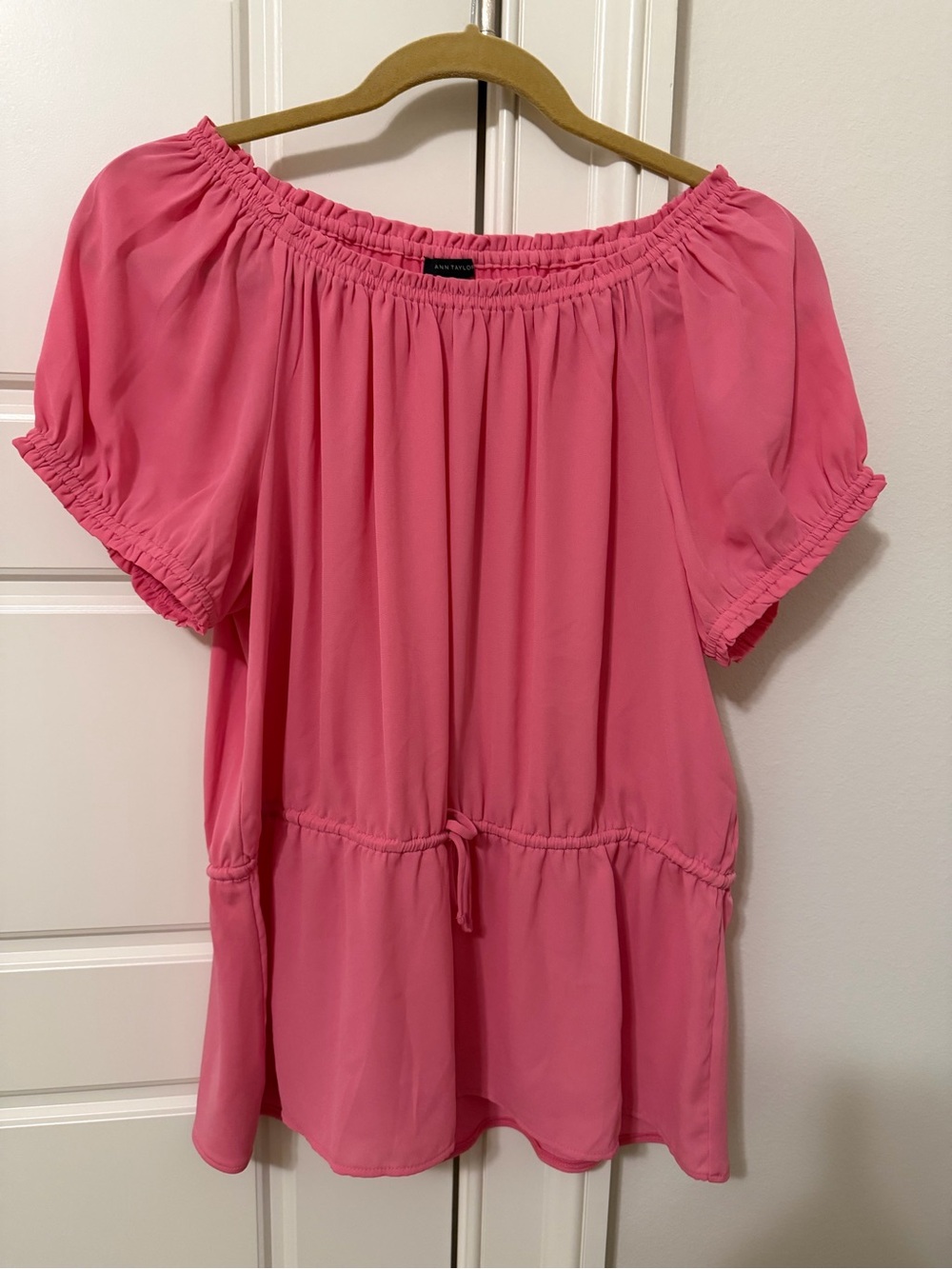 Ann Taylor pink blouse